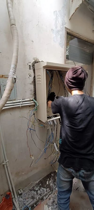 Dokumentasi pekerjaan mekanikal, elektrikal & plumbing oleh PT Basura Selaras Amanah