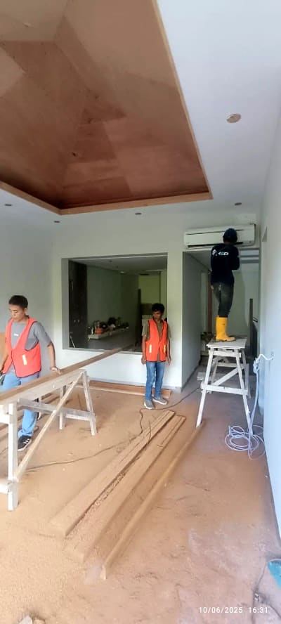 Dokumentasi pekerjaan renovasi & remodeling oleh PT Basura Selaras Amanah
